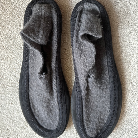 The Row Shoes - The Row Fairy Grosgrain Cashmere Slipper